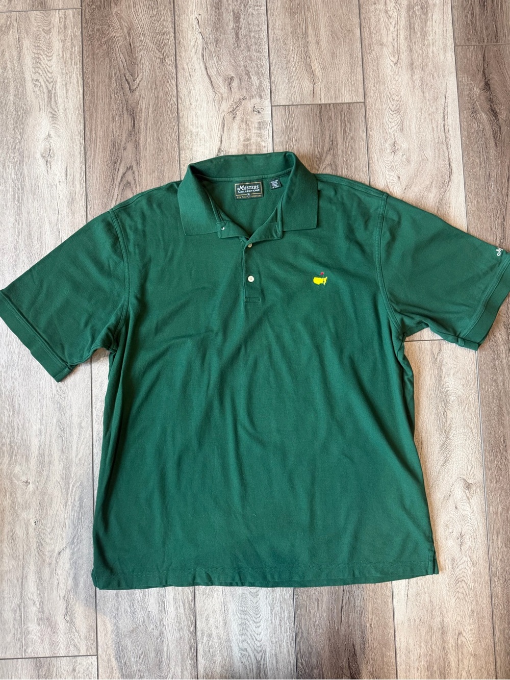 Masters Collection Polo Shirt Size XL Green Pima Cotton Golf
